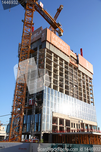 Image of Skyscraper construction in Vienna