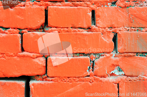 Image of Red brick wall background