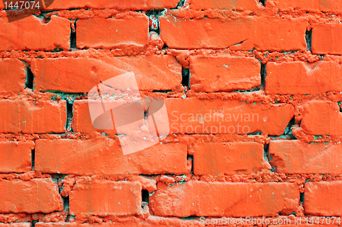 Image of Red brick wall background