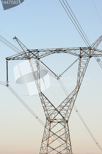 Image of High voltage transmission lines