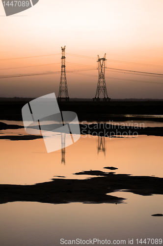 Image of Sunset at riverside