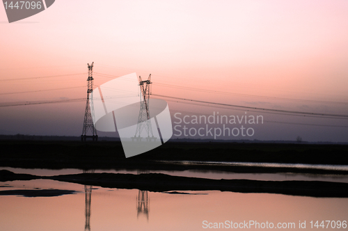 Image of Sunset at riverside