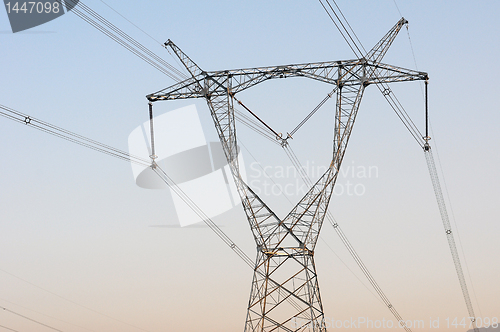 Image of High voltage transmission lines