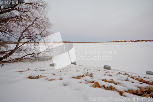 Image of Frozen lake