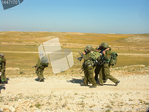 Image of  injured soldier 