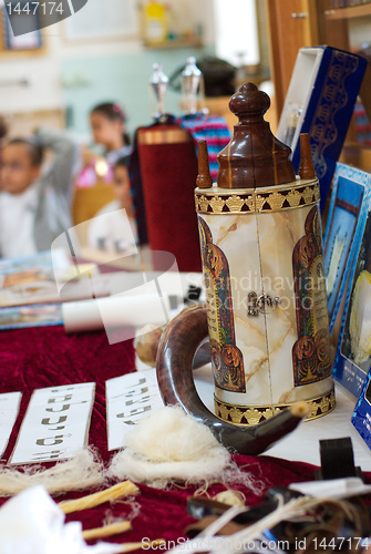 Image of Torah scrolls