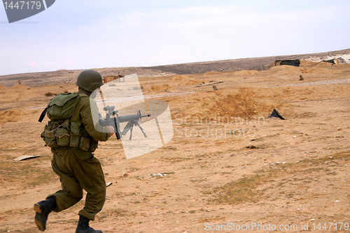 Image of soldiers attack