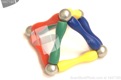 Image of Color pyramid balls