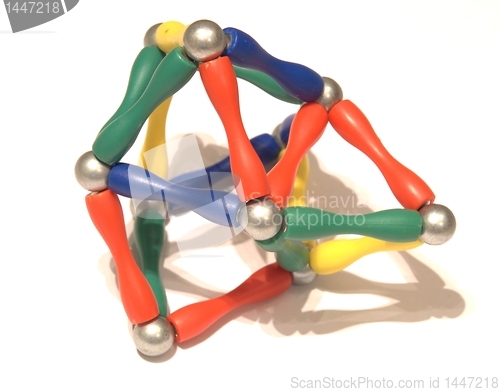 Image of Color pyramid balls