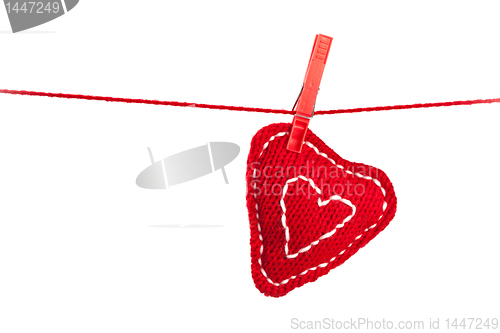 Image of knitted heart 