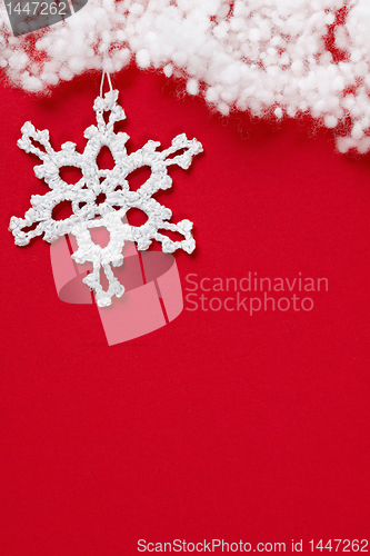 Image of red christmas background