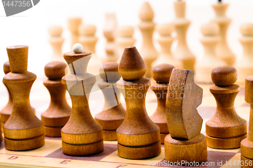 Image of Wooden chess