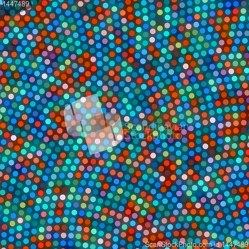 Image of Abstract rounded pixel points mosaic. EPS 8