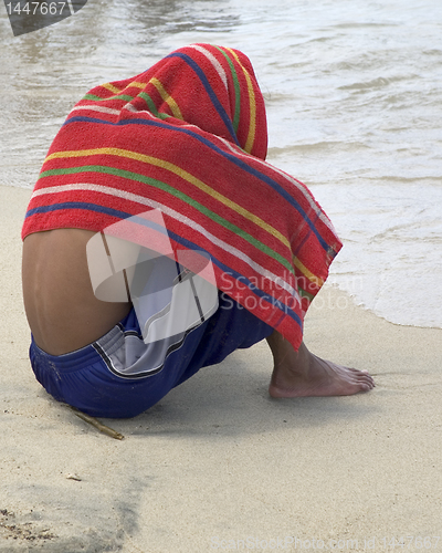 Image of Man on beach