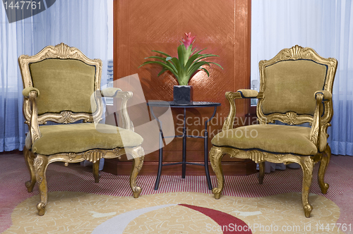 Image of Golden Armchairs