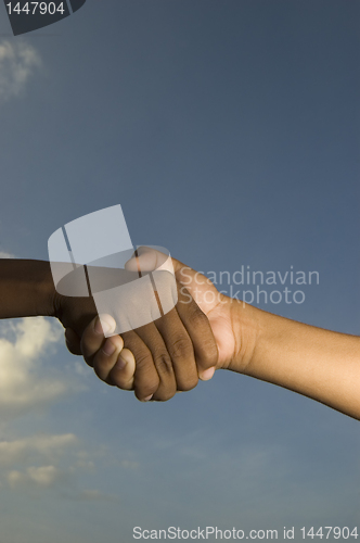 Image of Kids shaking hands