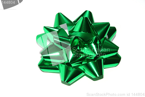 Image of Green bow ribbon