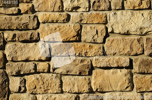 Image of Irregular masonry block wall