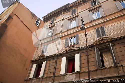 Image of Red curtains Trastevere