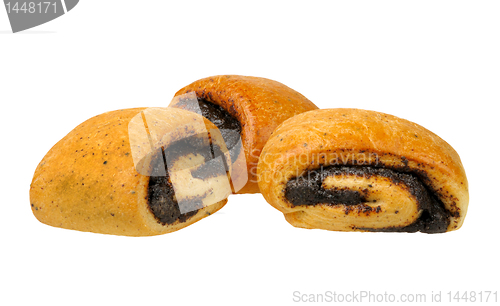 Image of home made ??buns with poppy seeds