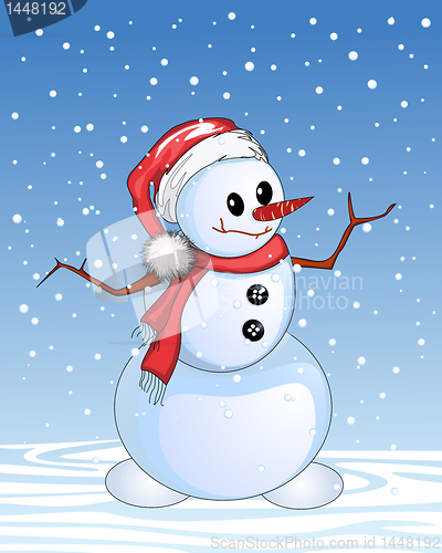 Image of Snowman cartoon