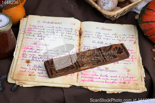 Image of Old recipe book