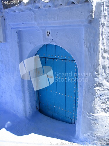 Image of Blue door #1