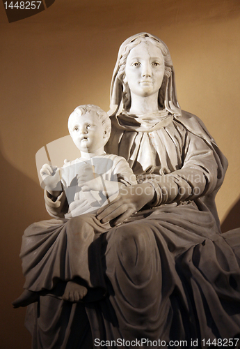 Image of Virgin Mary with baby Jesus