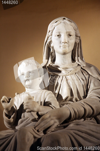 Image of Virgin Mary with baby Jesus