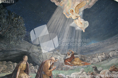 Image of Angel of the Lord visited the shepherds