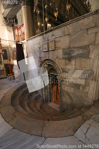 Image of Entrance to the Grotto of the Nativity, Bethlehem