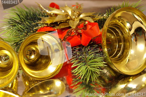 Image of decorations for a christmas tree