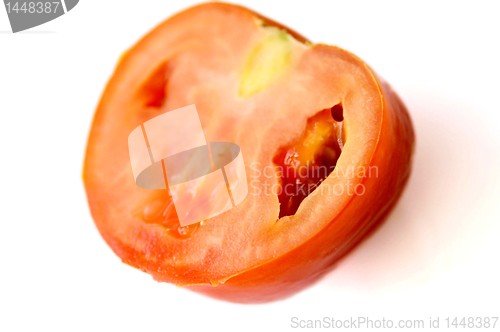 Image of Cutting a tomato