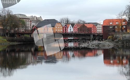 Image of Trondheim in autumn