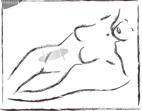 Image of Abstraction of the female body