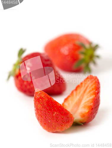 Image of strawberries macro