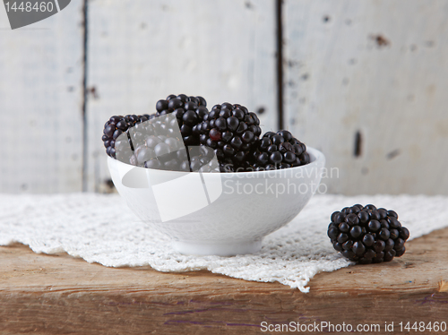 Image of fresh blackberries