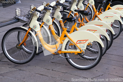 Image of Milan city bikes