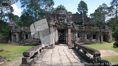 Image of The Ta Prohm Temple in Cambodia