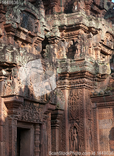 Image of The Banteay Srey Temple in Siem Reap, Cambodia
