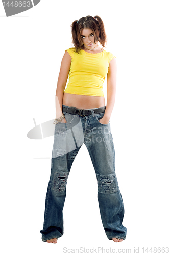 Image of Young rapper girl