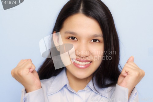 Image of Happy businesswoman