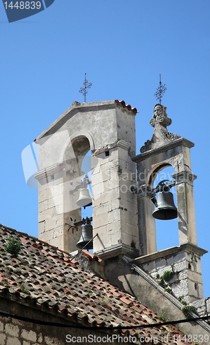 Image of Bell tower in the Sibenik, Croatia