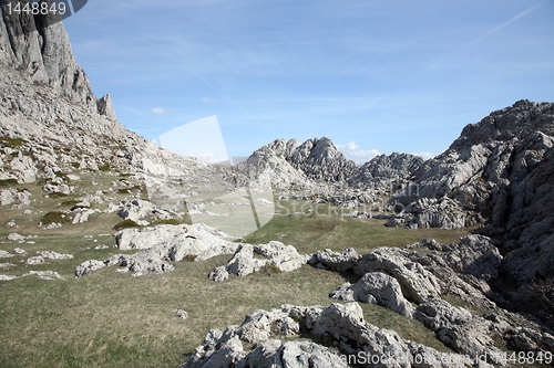 Image of Cliff on mountain Velebit - Croatia