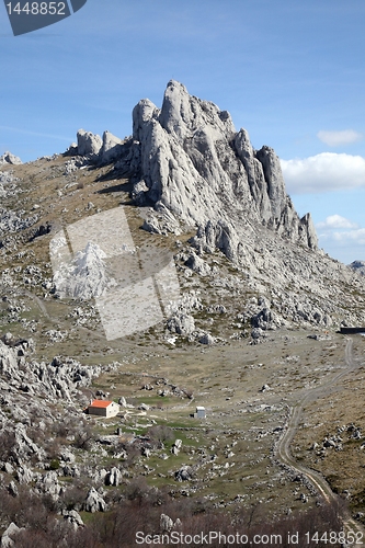 Image of Cliff on mountain Velebit - Croatia