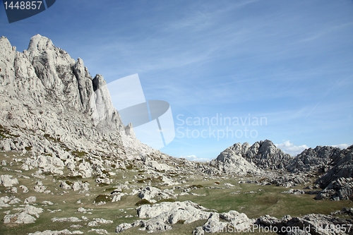 Image of Cliff on mountain Velebit - Croatia