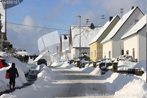 Image of wintry street