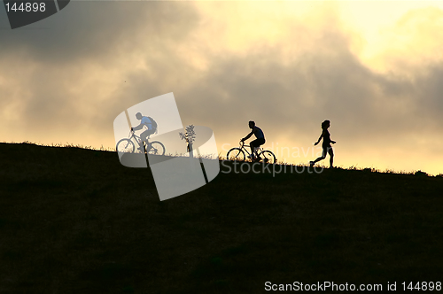 Image of Mountain bikers