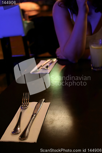 Image of restaurant table