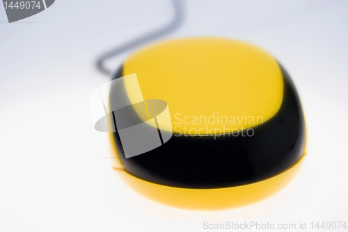 Image of Yellow Computer Mouse